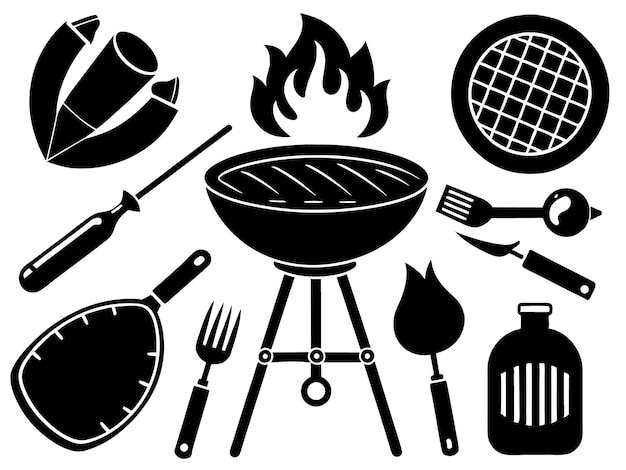 BBQ Equipments illustration