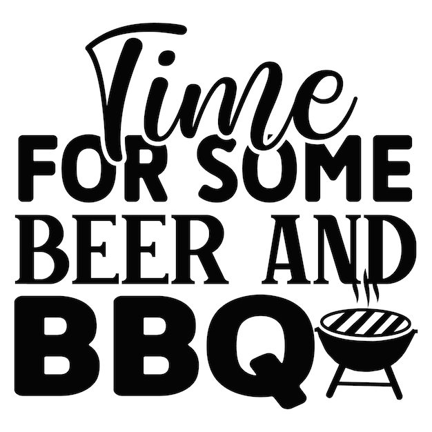 BBQ SVG T shirt Design Template