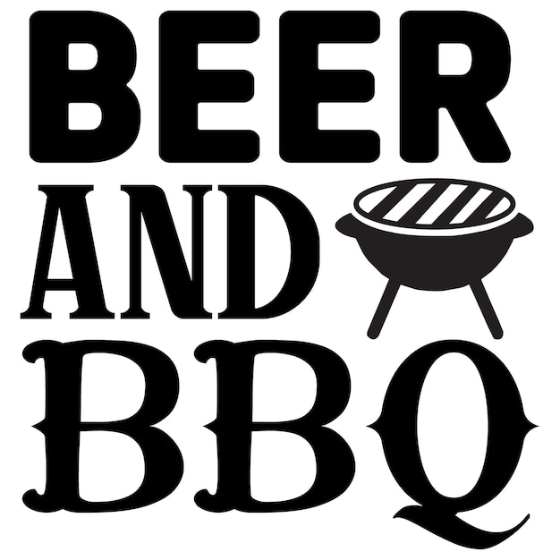 BBQ SVG T shirt Design Template