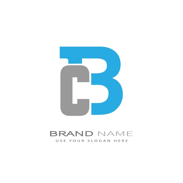 BC109 letter BC logo design