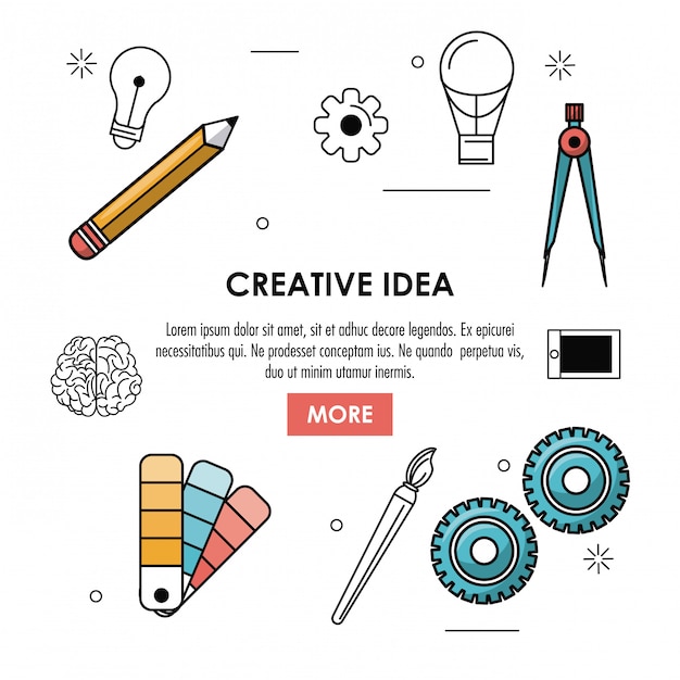 Be creative poster