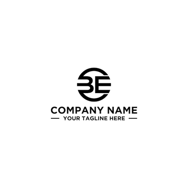 BE initial logo design