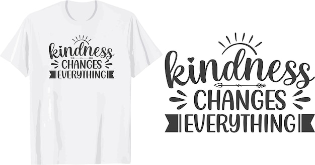 Be kind t shirt design