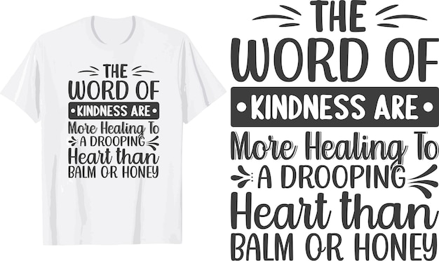 Be kind t shirt design