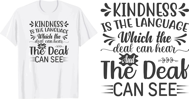 Be kind t shirt design