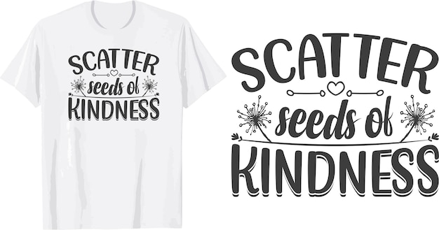 Be kind t shirt design