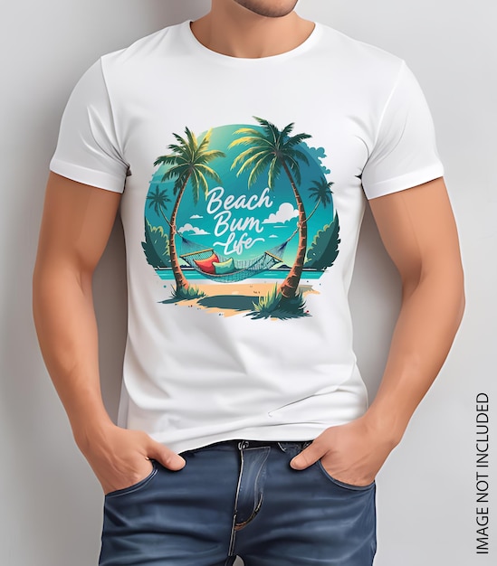 Beach Bum Life T Shirt design Vector Summer t shirt design