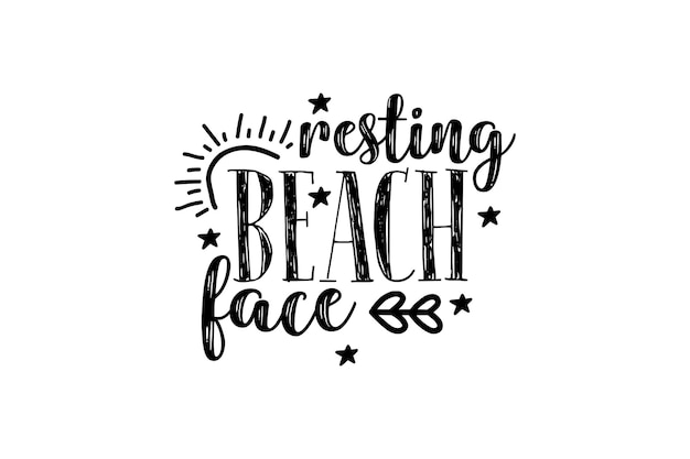 beach design vector file