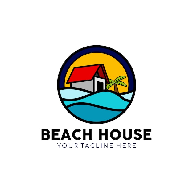 Beach house logo