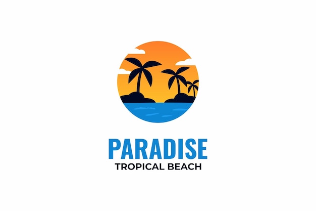 Beach logo design