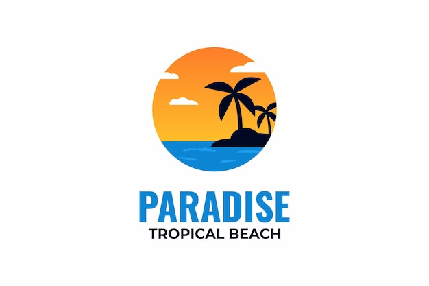 Beach logo design