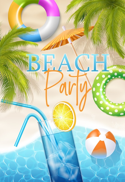 Beach Party Poster 