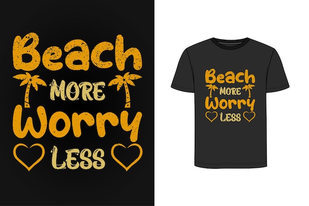 Beach retro vintage t shirt design