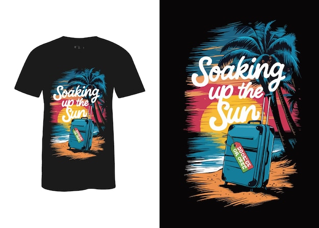 beach t shirt design