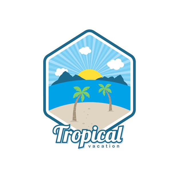 beach time tropical island summer vacation