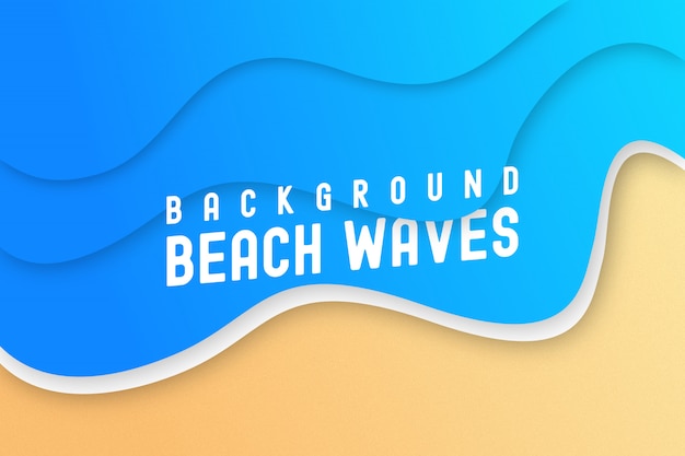 BEACH WAVES BACKGROUND