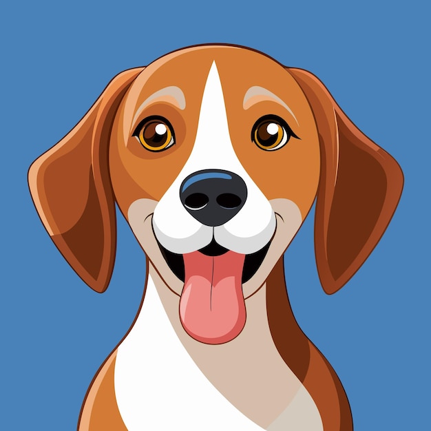 Beagle dog vector graphic