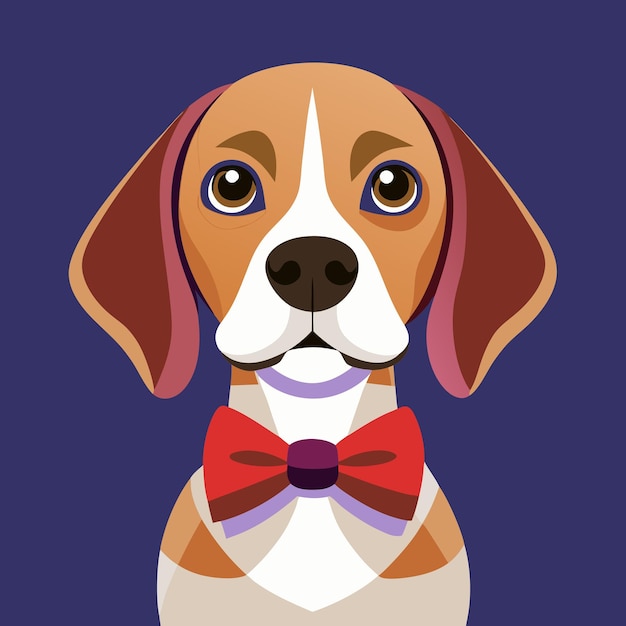 Beagle dog vector graphic