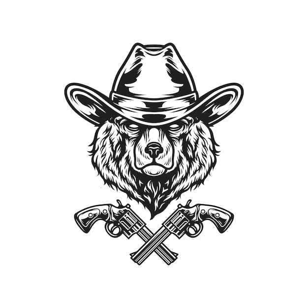 Bear Head Mascot Logo Design