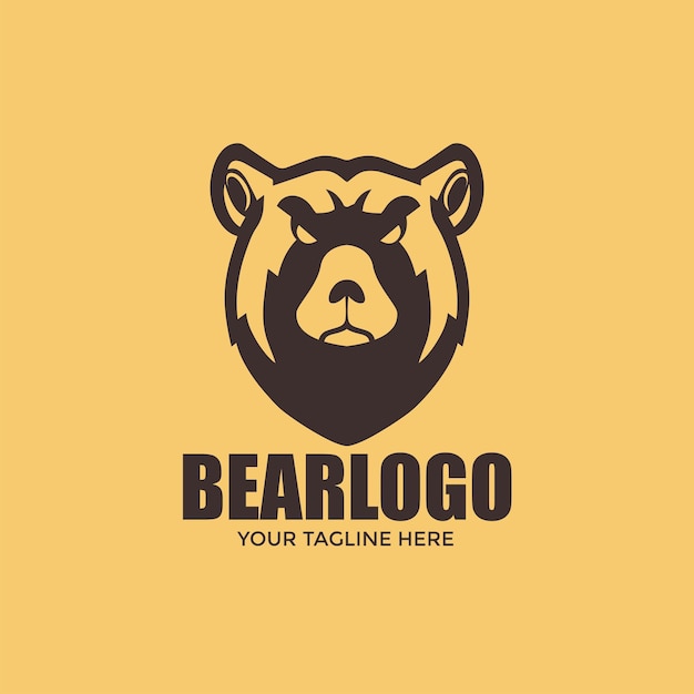 Bear Logo Design Bear Minimal Modern Logo Design