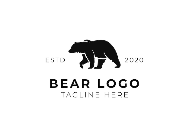 Bear logo design for your projects