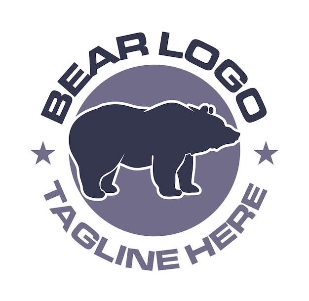 Bear logo vector logo creation