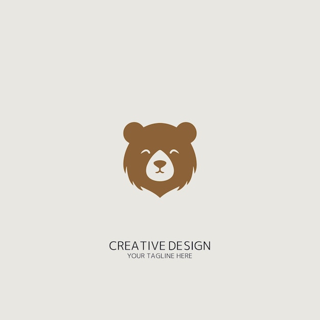 Vector bear logo vector