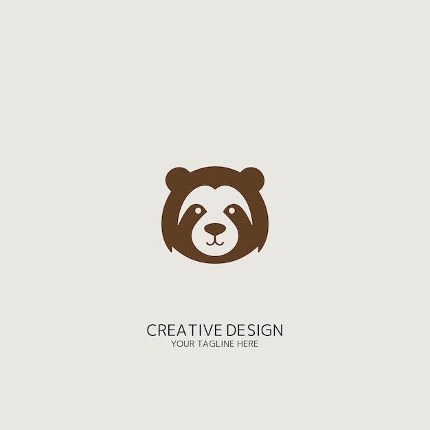 Vector bear logo vector