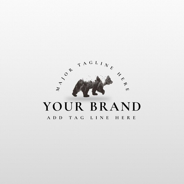 Vector bear logo