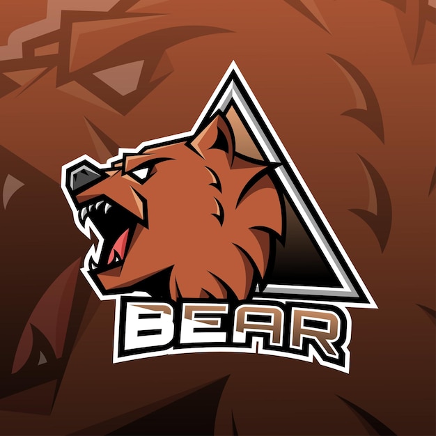 Bear mascot logo