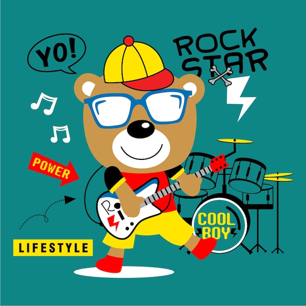 Bear the rock star