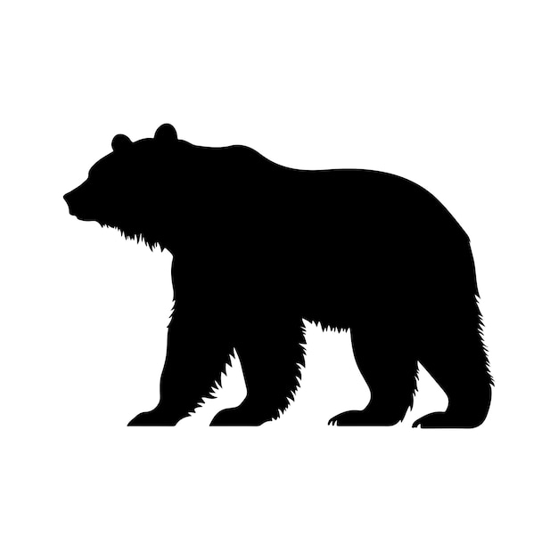 Bear Silhouette Vector