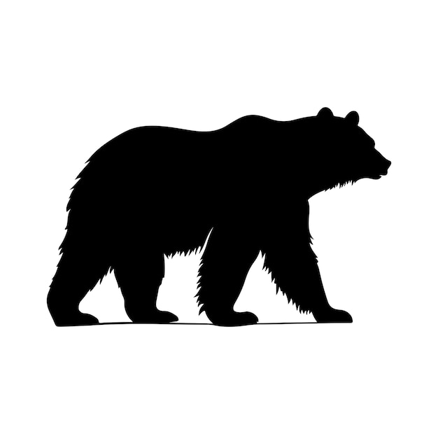 Bear Silhouette Vector