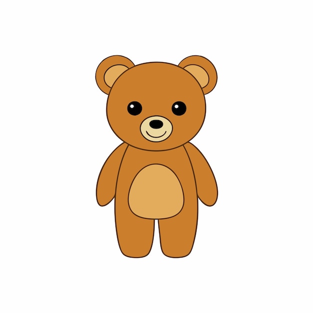 bear vector and illustration in white background