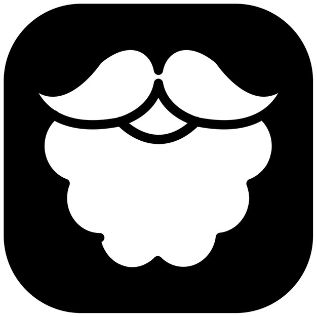 Vector beard vector illustration