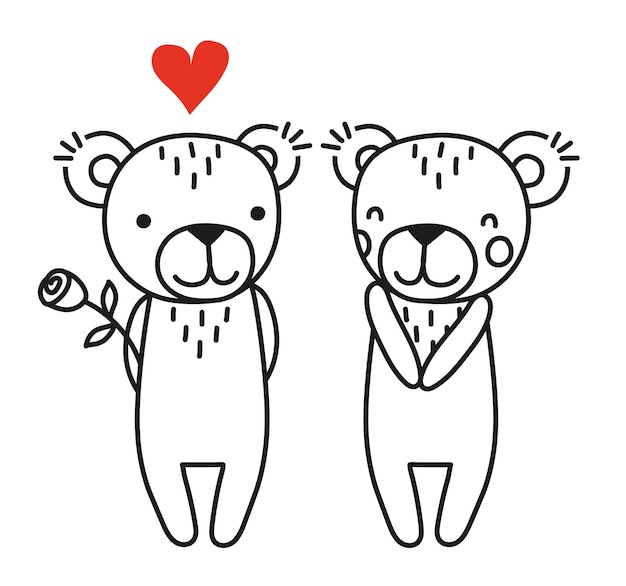 Bears in love