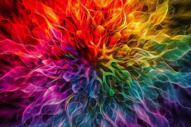 Vector a beatiful abstrack color explosion background