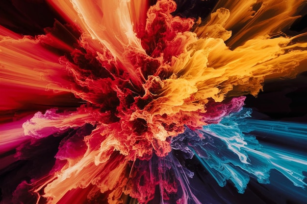 Vector a beatiful abstrack color explosion background