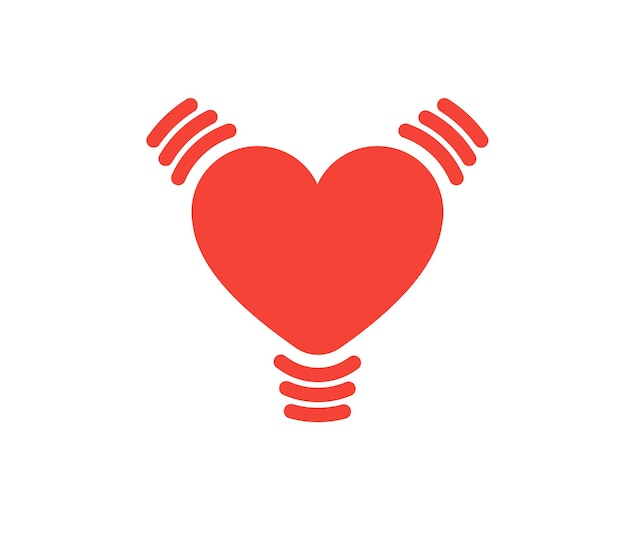 Beating heart vector isolated icon. Beating heart emoji illustration. Beating heart vector icon