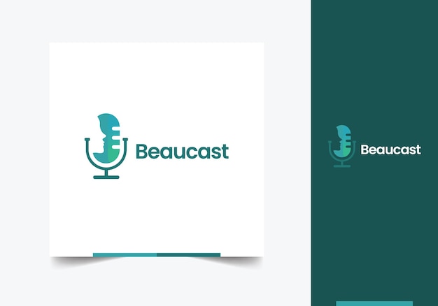 Beaucast Logo Concept Design Template