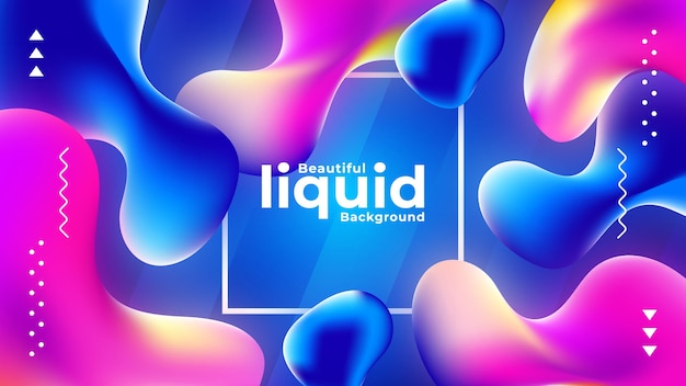 Beautiful Abstract Liquid Background