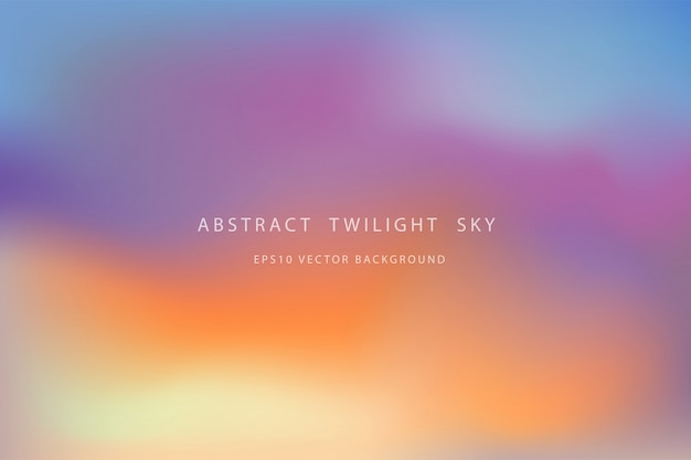 Beautiful abstract twilight sky background