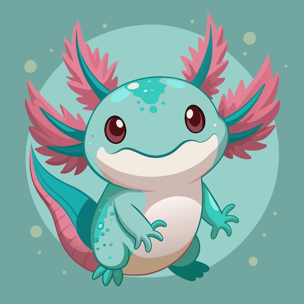 beautiful baby dragon vector