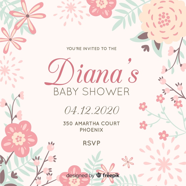 Beautiful baby shower design