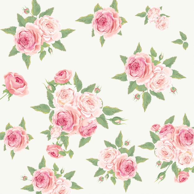 beautiful background of roses