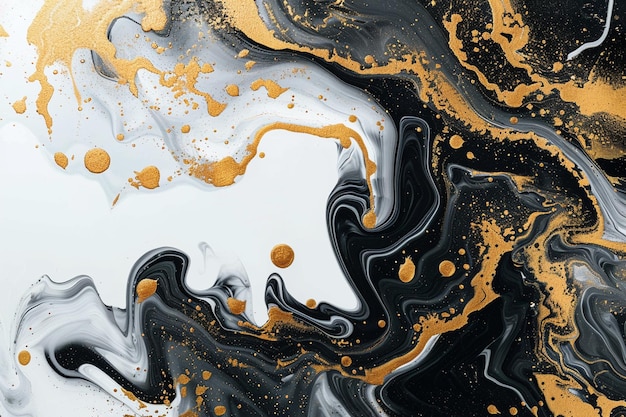 Vector beautiful black and white marble with gold wallpaper beautiful multicolor marbled surface abstract