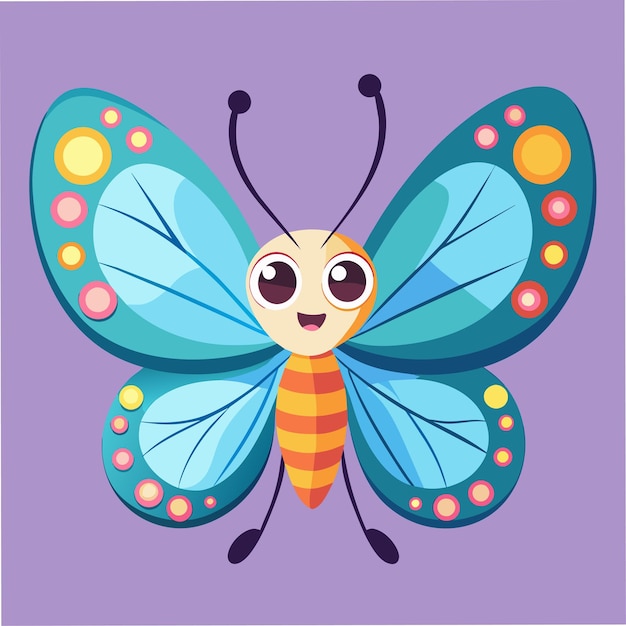 Beautiful butterfly vector cartoon