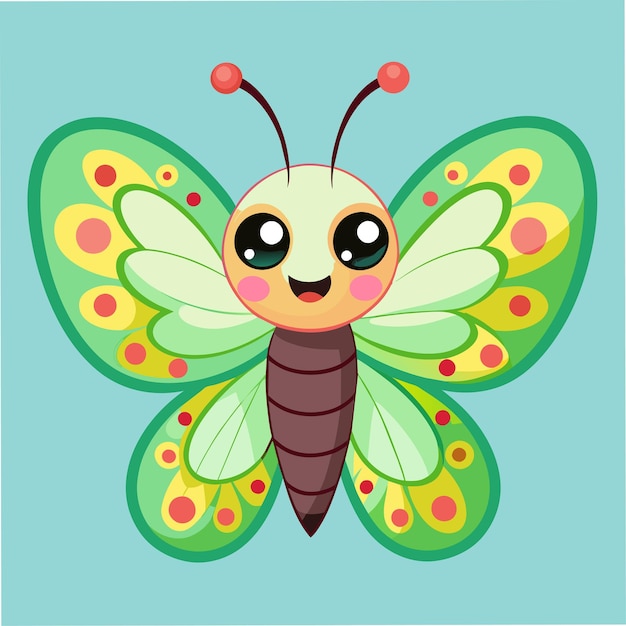 Beautiful butterfly vector cartoon