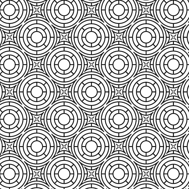 A beautiful circular pattern vector