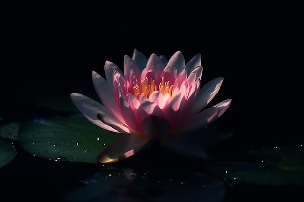 Beautiful and classy image of water lily flower